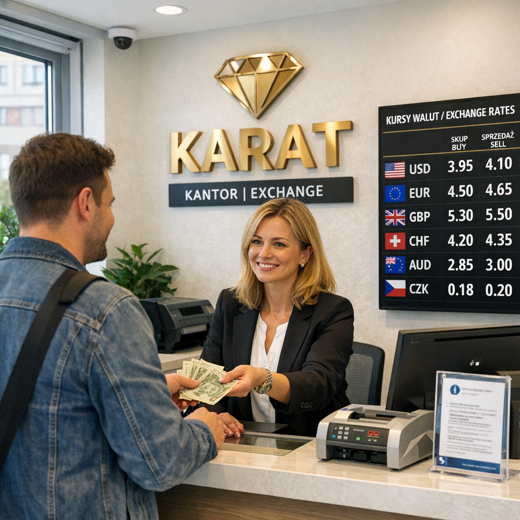 Kantor KARAT w Krakowie – nowoczesne wnętrze i obsługa klienta